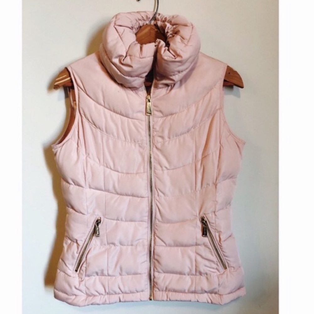 Calvin Klein Puffer vest in dusty rose light pink